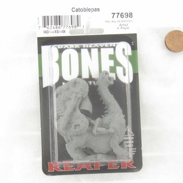 RPR77698 Catoblepas Miniature 25mm Heroic Scale Figure Dark Heaven Bones (ONLINE ORDER ONLY)