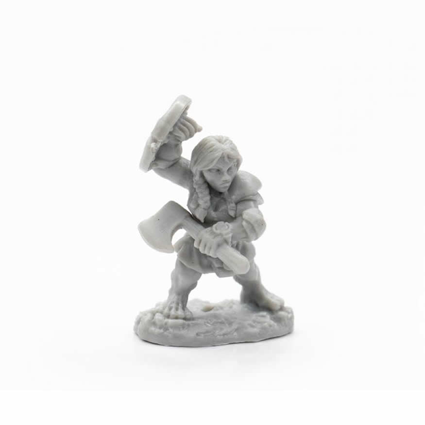 RPR77700 Dannin Deepaxe Female Dwarf Miniature 25mm Heroic Scale Figure Dark Heaven Bones (ONLINE ORDER ONLY)