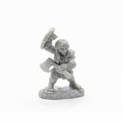 RPR77700 Dannin Deepaxe Female Dwarf Miniature 25mm Heroic Scale Figure Dark Heaven Bones (ONLINE ORDER ONLY)