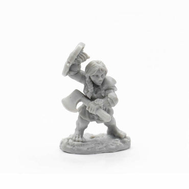 RPR77700 Dannin Deepaxe Female Dwarf Miniature 25mm Heroic Scale Figure Dark Heaven Bones (ONLINE ORDER ONLY)