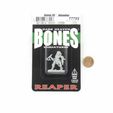 RPR77702 Arnise Female Elf Deathseeker Miniature 25mm Heroic Scale Figure Dark Heaven Bones (ONLINE ORDER ONLY)