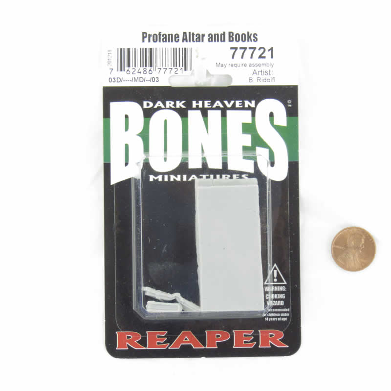RPR77721 Profane Altar and Books Miniature 25mm Heroic Scale Figure Dark Heaven Bones (ONLINE ORDER ONLY)