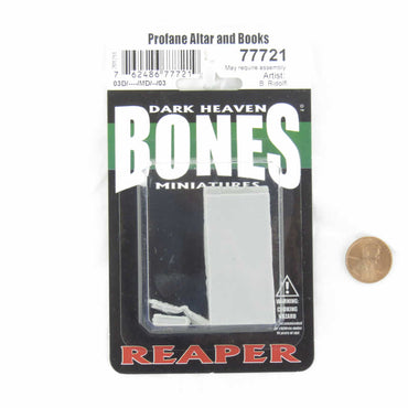 RPR77721 Profane Altar and Books Miniature 25mm Heroic Scale Figure Dark Heaven Bones (ONLINE ORDER ONLY)