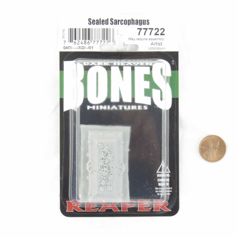 RPR77722 Sealed Sarcophagus Miniature 25mm Heroic Scale Figure Dark Heaven Bones (ONLINE ORDER ONLY)