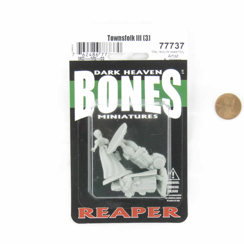 RPR77737 Townsfolk III Miniature 25mm Heroic Scale Figure Dark Heaven Bones (ONLINE ORDER ONLY)