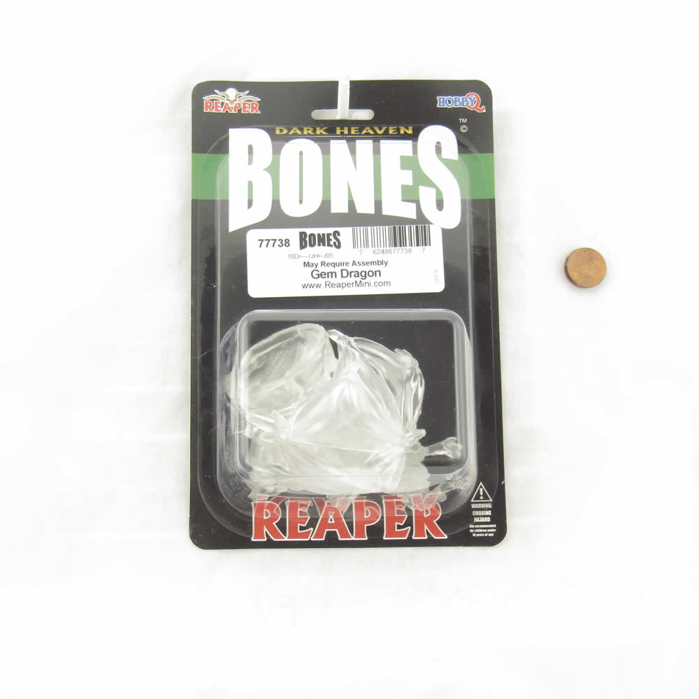 RPR77738 Gem Dragon Miniature 25mm Heroic Scale Figure Dark Heaven Bones (ONLINE ORDER ONLY)