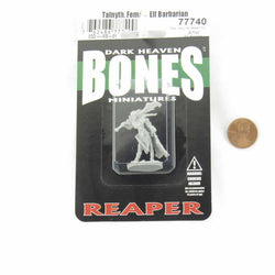 RPR77740 Talnyth Female Elf Barbarian Miniature 25mm Heroic Scale Figure Dark Heaven Bones (ONLINE ORDER ONLY)