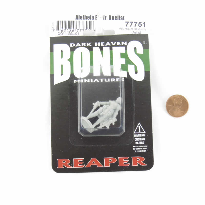 RPR77751 Aletheia Edair Duelist Miniature 25mm Heroic Scale Figure Dark Heaven Bones (ONLINE ORDER ONLY)