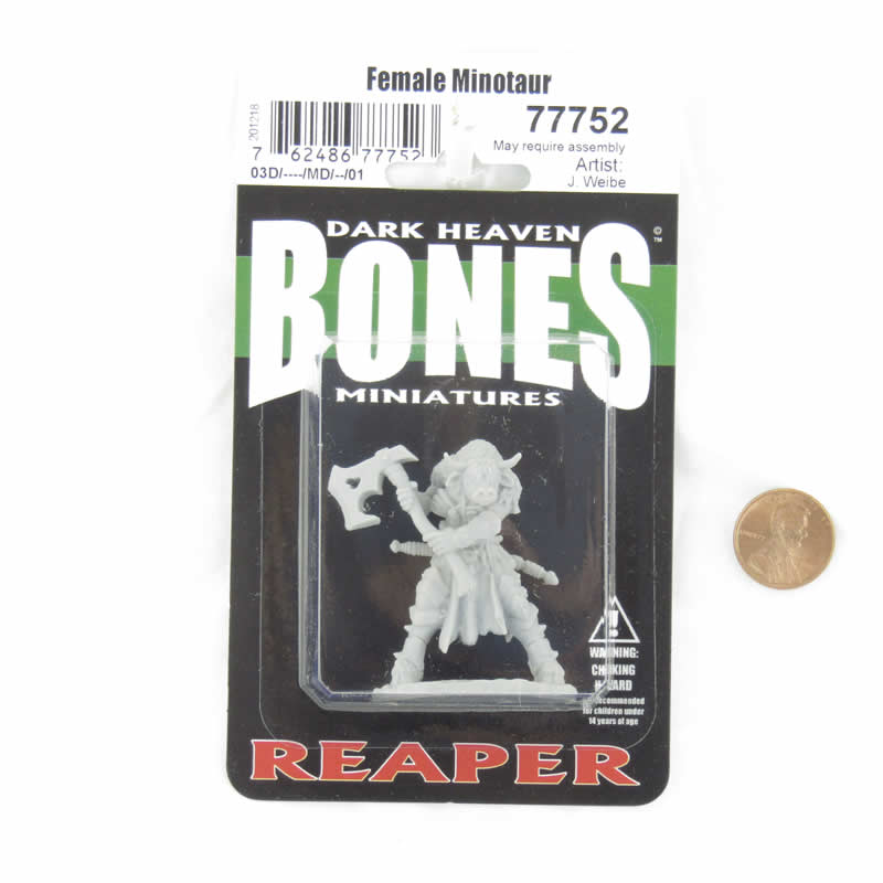 RPR77752 Female Minotaur Miniature 25mm Heroic Scale Figure Dark Heaven Bones (ONLINE ORDER ONLY)