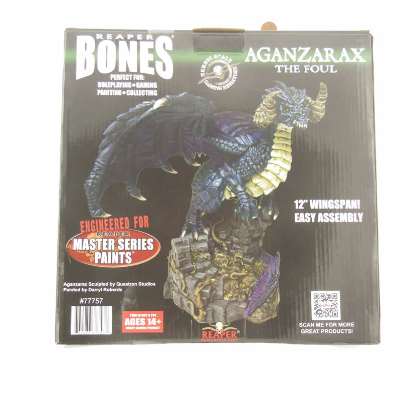 RPR77757 Aganzarax the Foul Dragon Miniature 25mm Heroic Scale Figure Dark Heaven Bones (ONLINE ORDER ONLY)