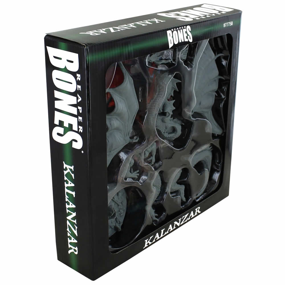 RPR77758 Kalanzar the Wicked Dragon Miniature 25mm Heroic Scale Figure Dark Heaven Bones (ONLINE ORDER ONLY)