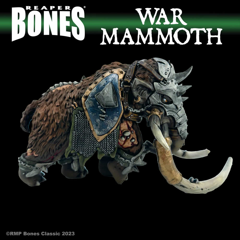 RPR77764 War Mammoth Miniature 25mm Heroic Scale Figure Dark Heaven Bones (ONLINE ORDER ONLY)