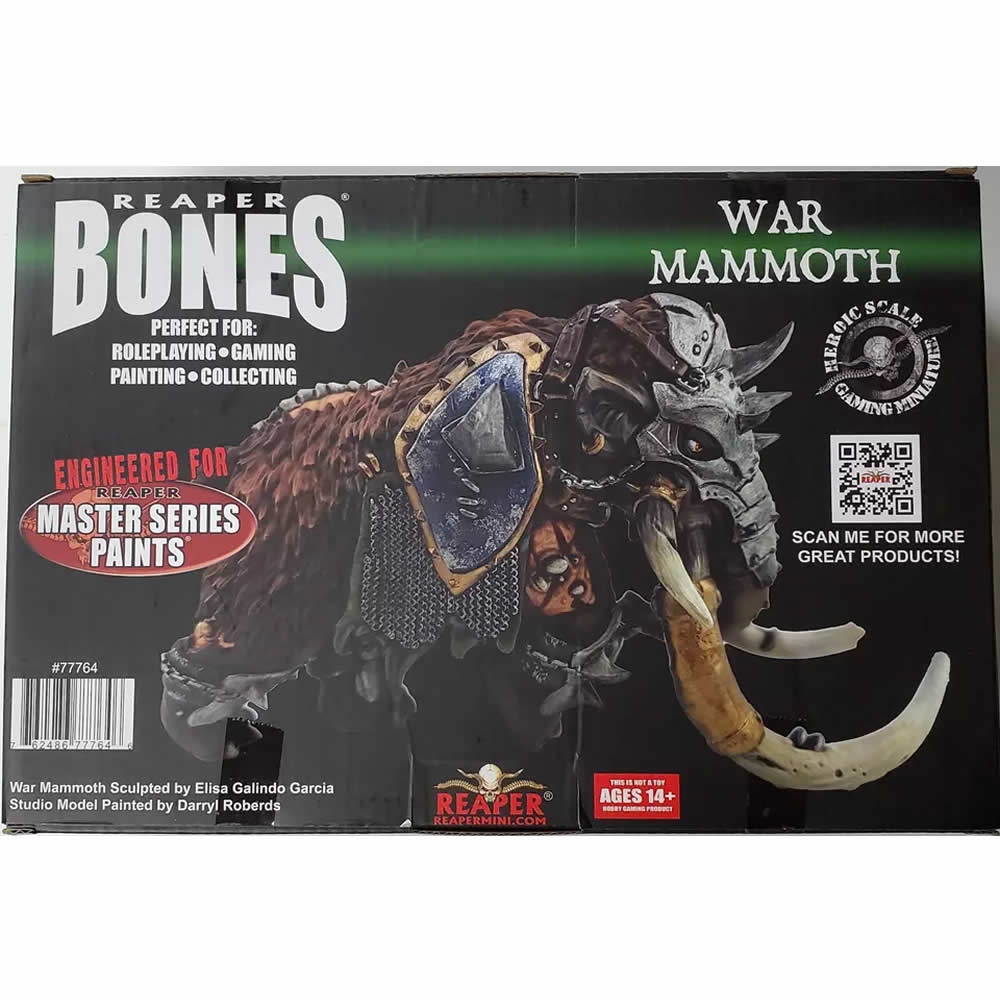 RPR77764 War Mammoth Miniature 25mm Heroic Scale Figure Dark Heaven Bones (ONLINE ORDER ONLY)
