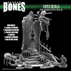 RPR77766 The Spiders of Emrith Kul Boxed Set Miniature 25mm Heroic Scale Figure Dark Heaven Bones (ONLINE ORDER ONLY)