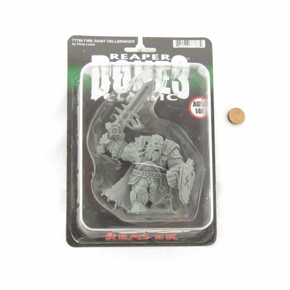 RPR77768 Fire Giant Hellbringer Miniature 25mm Heroic Scale Figure Dark Heaven Bones (ONLINE ORDER ONLY)