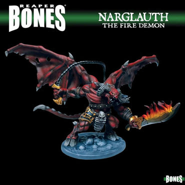 RPR77903 Narglauth Fire Demon Miniature 25mm Heroic Scale Figure Dark Heaven Bones (ONLINE ORDER ONLY)
