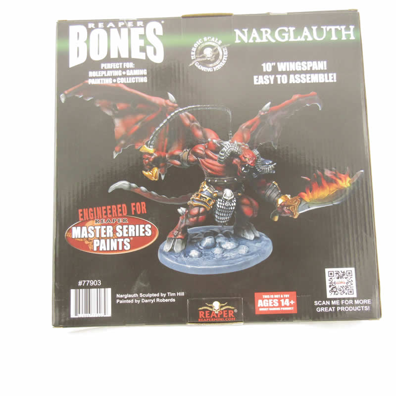 RPR77903 Narglauth Fire Demon Miniature 25mm Heroic Scale Figure Dark Heaven Bones (ONLINE ORDER ONLY)