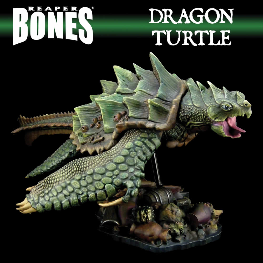 RPR77922 Dragon Turtle Miniature 25mm Heroic Scale Figure Dark Heaven Bones (ONLINE ORDER ONLY)