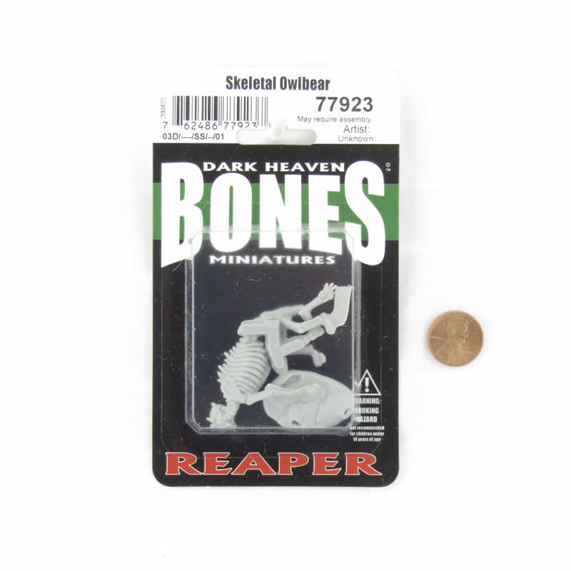 RPR77923 Skeletal Owlbear Miniature 25mm Heroic Scale Figure Dark Heaven Bones (ONLINE ORDER ONLY)