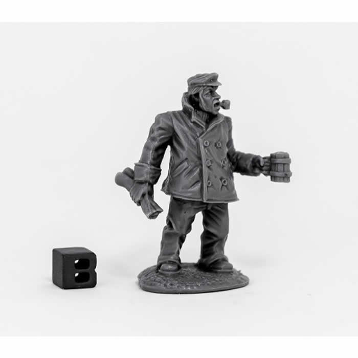 RPR80064 Ship Captain Miniature 25mm Heroic Scale Chronoscope Bones (ONLINE ORDER ONLY)