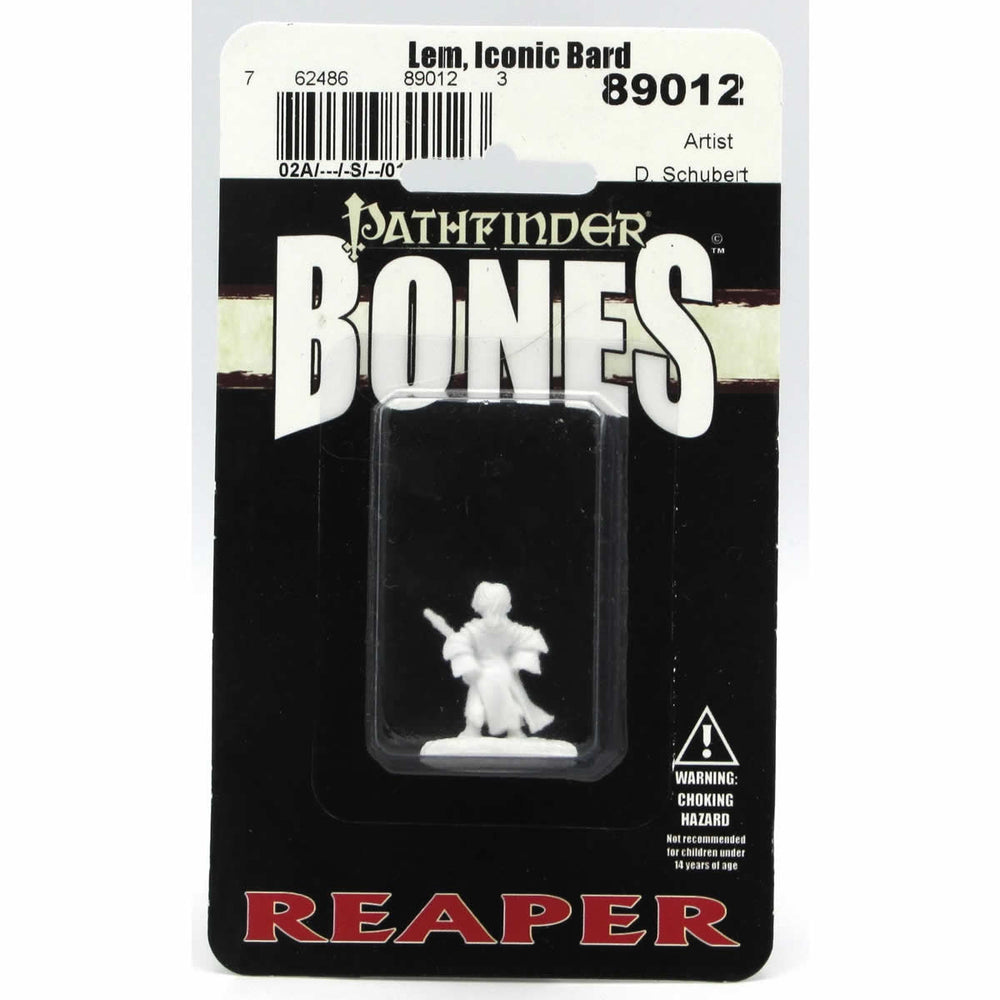 RPR89012 Lem Iconic Bard Miniature 25mm Heroic Scale Figure Pathfinder Bones (ONLINE ORDER ONLY)