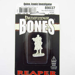 RPR89037 Quinn Iconic Investigator Miniature 25mm Heroic Scale Pathfinder (ONLINE ORDER ONLY)