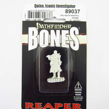 RPR89037 Quinn Iconic Investigator Miniature 25mm Heroic Scale Pathfinder (ONLINE ORDER ONLY)