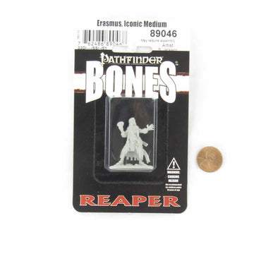 RPR89046 Erasmus Iconic Medium Miniature 25mm Heroic Scale Figure Pathfinder Bones (ONLINE ORDER ONLY)