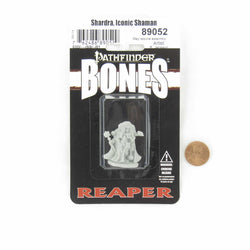 RPR89052 Shardra Iconic Shaman Miniature 25mm Heroic Scale Figure Pathfinder Bones (ONLINE ORDER ONLY)