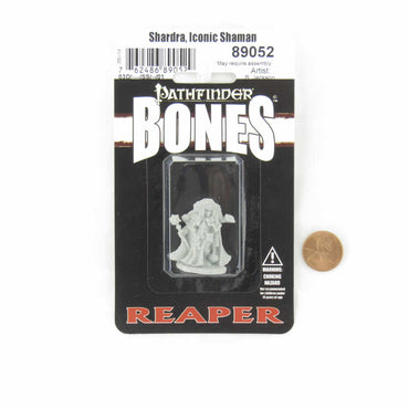 RPR89052 Shardra Iconic Shaman Miniature 25mm Heroic Scale Figure Pathfinder Bones (ONLINE ORDER ONLY)