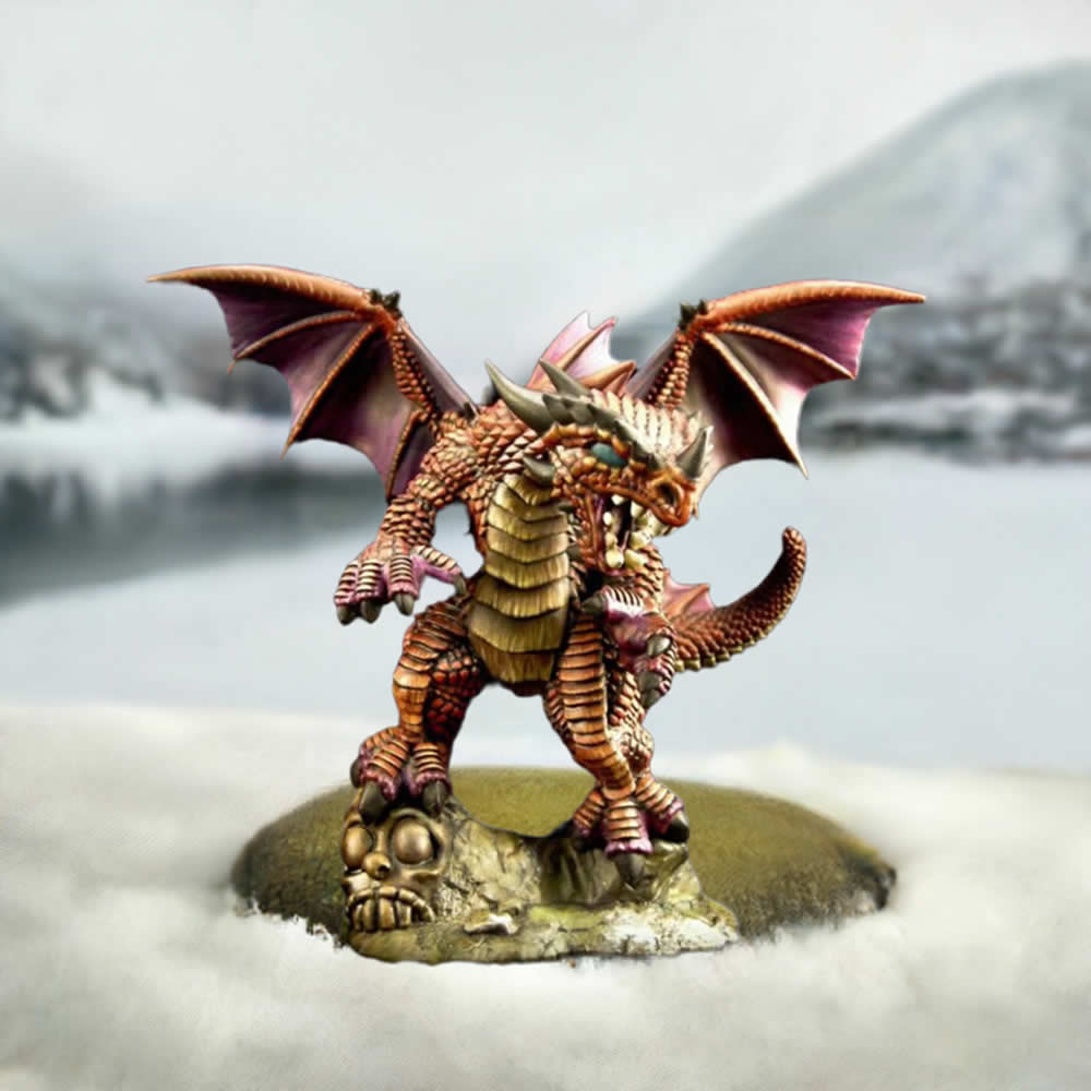 RPR89054 Pathfinder Red Dragon Chibi Miniature 25mm Heroic Scale Figure Pathfinder Bones Reaper Miniatures (ONLINE ORDER ONLY)