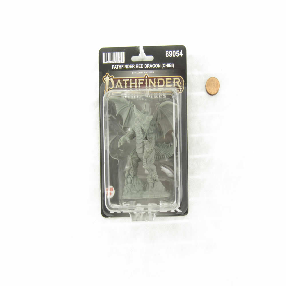 RPR89054 Pathfinder Red Dragon Chibi Miniature 25mm Heroic Scale Figure Pathfinder Bones Reaper Miniatures (ONLINE ORDER ONLY)