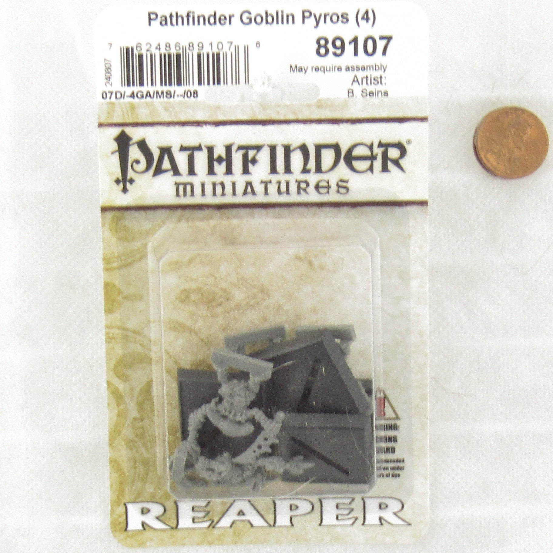 RPR89107 Pathfinder Goblin Pyros Miniature 25mm Heroic Scale Figure Pathfinder Bones (ONLINE ORDER ONLY)