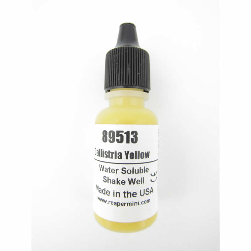 RPR89513 Calistria Yellow Master Series Hobby Paint .5oz Dropper Bottle (ONLINE ORDER ONLY)