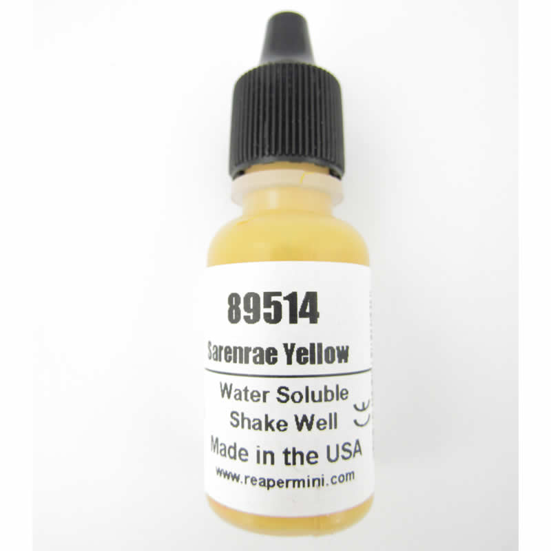 RPR89514 Serenrae Yellow Master Series Hobby Paint .5oz Dropper Bottle (ONLINE ORDER ONLY)