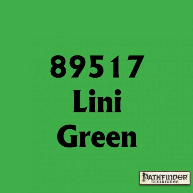 RPR89517 Lini Green Master Series Hobby Paint .5oz Dropper Bottle (ONLINE ORDER ONLY)