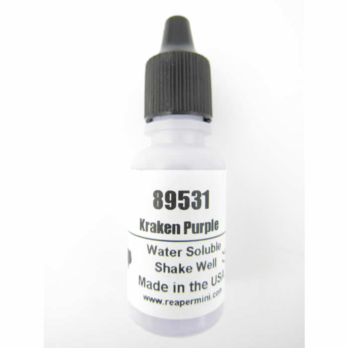 RPR89531 Kraken Purple Master Series Hobby Paint .5oz Dropper Bottle (ONLINE ORDER ONLY)