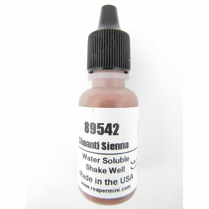 RPR89542 Shoanti Sienna Master Series Hobby Paint .5oz Dropper Bottle (ONLINE ORDER ONLY)