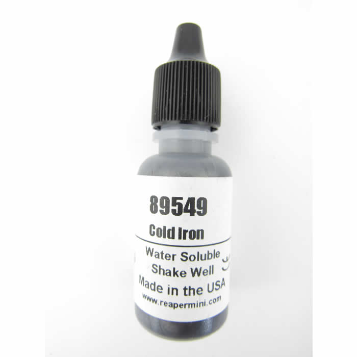 RPR89549 Cold Iron Master Series Hobby Paint .5oz Dropper Bottle (ONLINE ORDER ONLY)