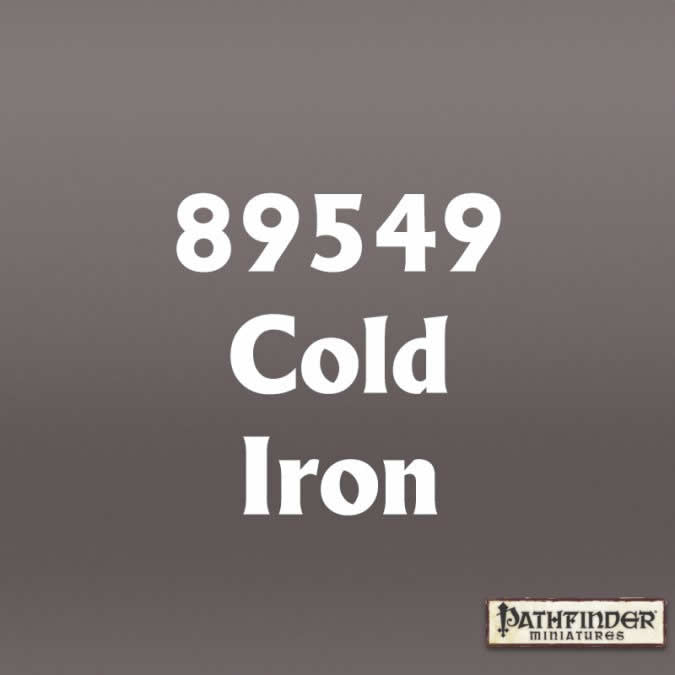 RPR89549 Cold Iron Master Series Hobby Paint .5oz Dropper Bottle (ONLINE ORDER ONLY)