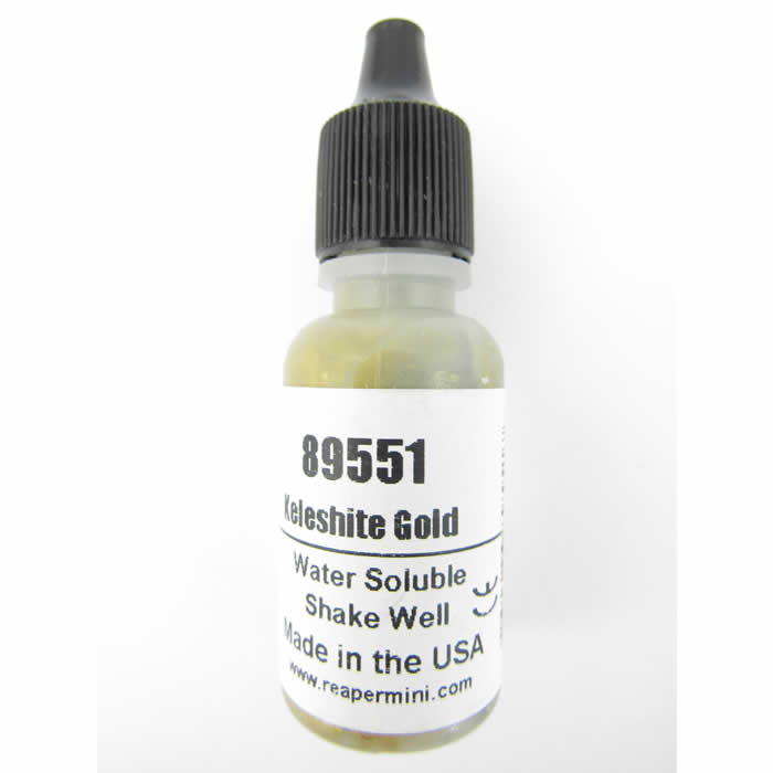 RPR89551 Keleshite Gold Master Series Hobby Paint .5oz Dropper Bottle (ONLINE ORDER ONLY)