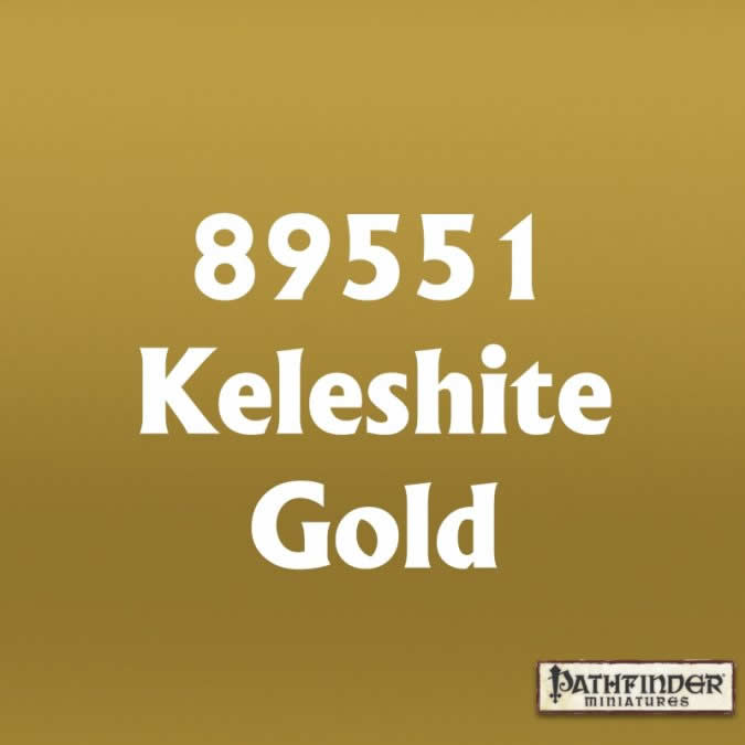 RPR89551 Keleshite Gold Master Series Hobby Paint .5oz Dropper Bottle (ONLINE ORDER ONLY)