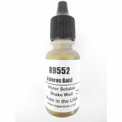 RPR89552 Valeros Gold Master Series Hobby Paint .5oz Dropper Bottle (ONLINE ORDER ONLY)