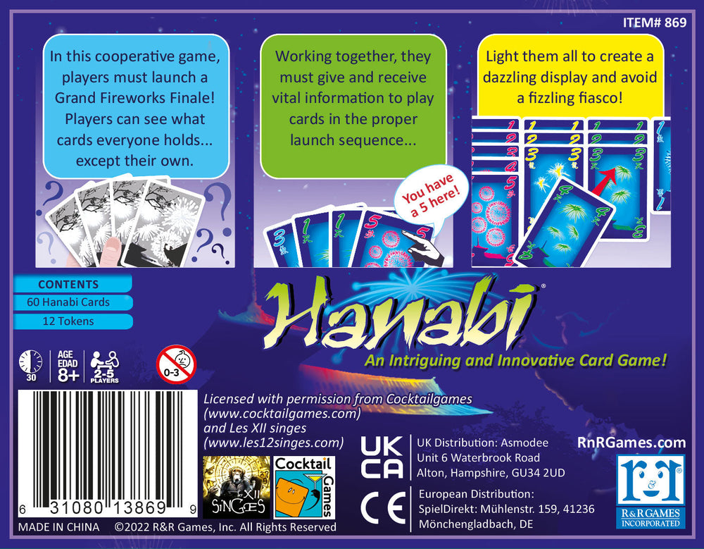 Hanabi (ONLINE ORDER ONLY)