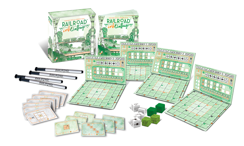 Railroad Ink Challenge - Lush Green Edition (ONLINE ORDER ONLY)