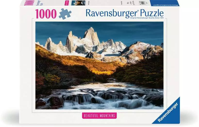Ravensburger: Puzzle - Puzzle Highlights - Beautiful Mountains - Mount Fitz Roy, Patagonia