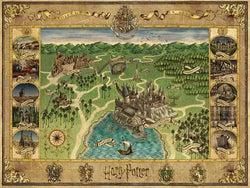Ravensburger: Puzzle - Harry Potter - Hogwarts Map