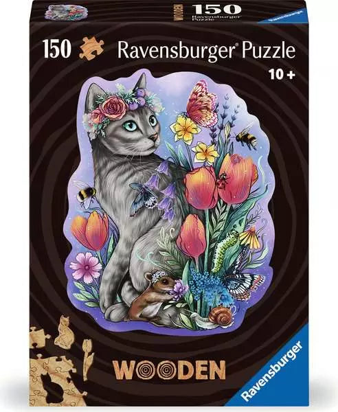 Ravensburger: Puzzle - Wooden Puzzles - Lovely Cat