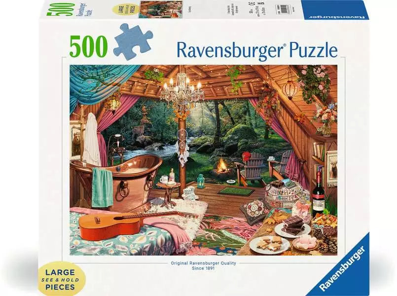 Ravensburger: Puzzle - Larger Puzzle Pieces - Cozy Glamping