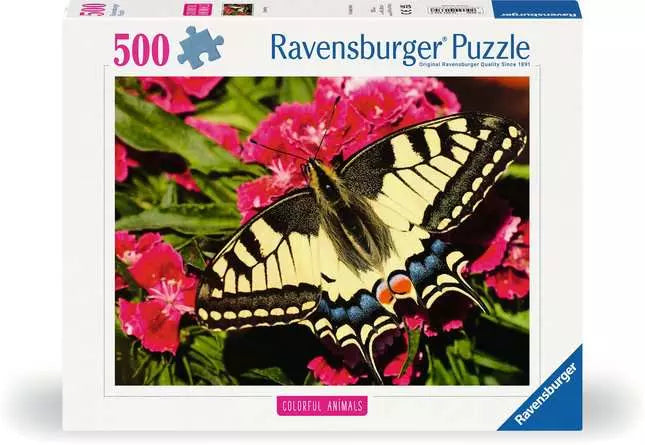 Ravensburger: Puzzle - Puzzle Highlights - Colorful Animals - Butterfly